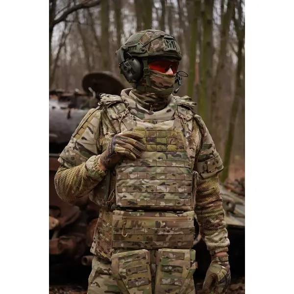 Захист живота з балістичним пакетом 2 клас Militex Cordura original USA Multicam Gen.2 - Зображення 8