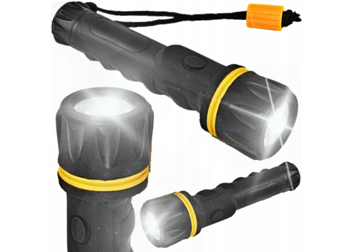Фонарик ручной 3LED 2AA MJ6389 - Зображення 2