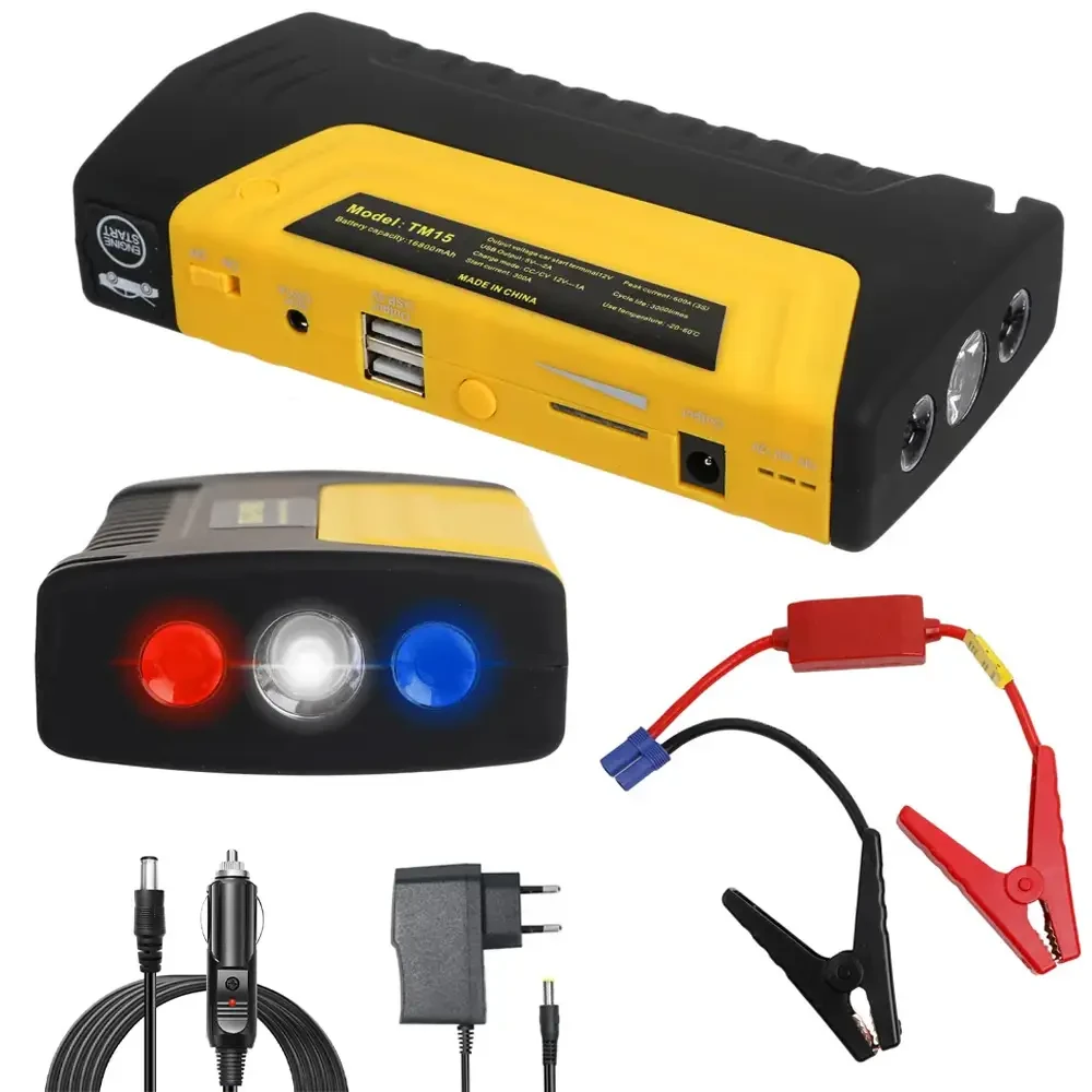 Пусковий пристрій для автомобіля 50800 мАг, JUMPSTARTER TM15 / Автомобільний пусковий зарядний пристрій