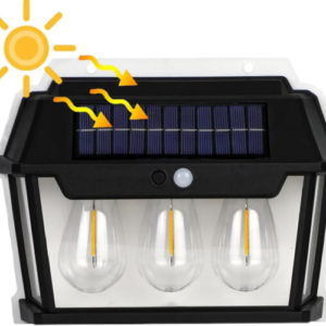 Настенный солнечный светильник с датчиком движения Solar-3 THL-24-141