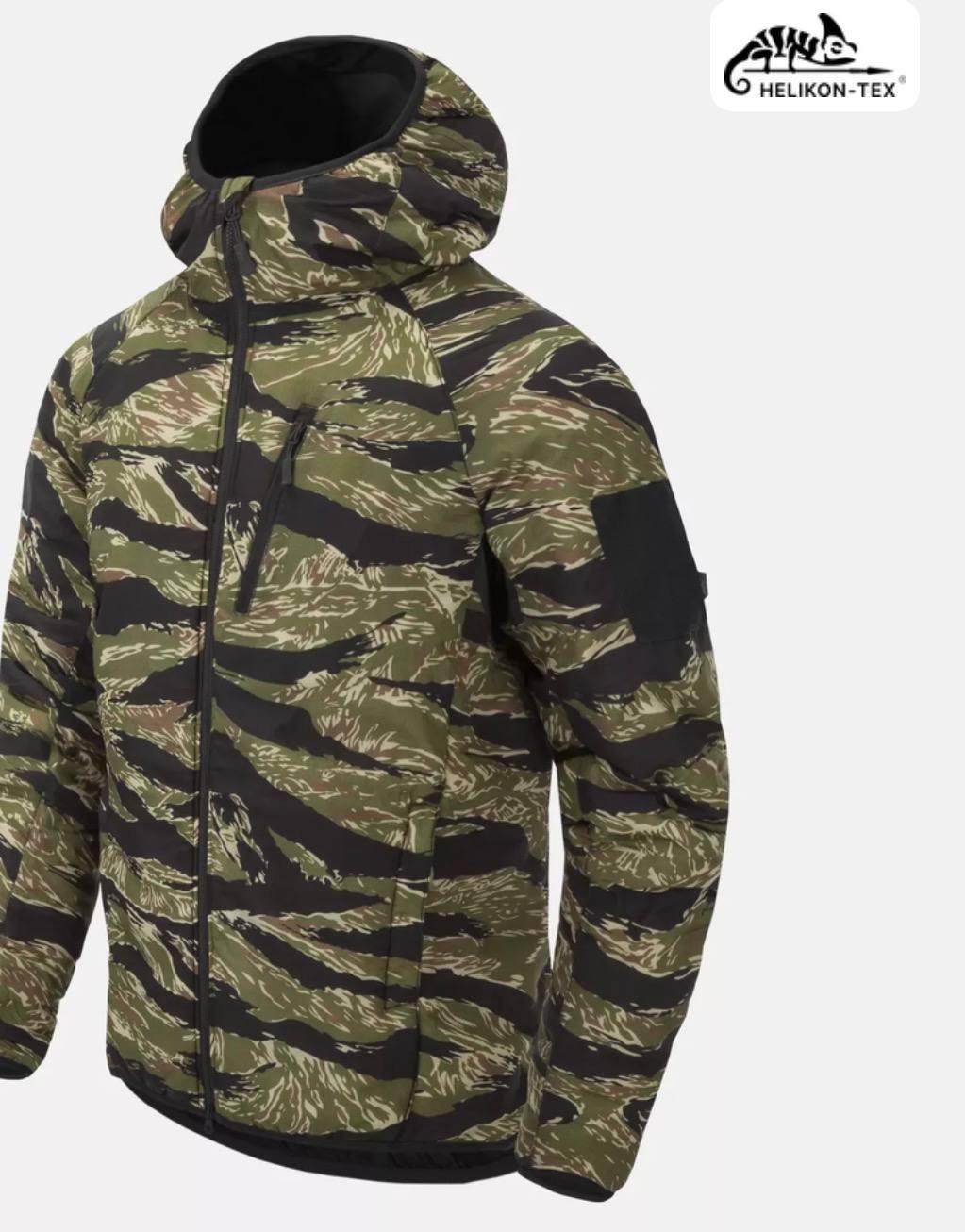 Куртка Helikon-Tex Wolfhound Hoodie Jacket - Windpack Nylon, Tiger Stripe