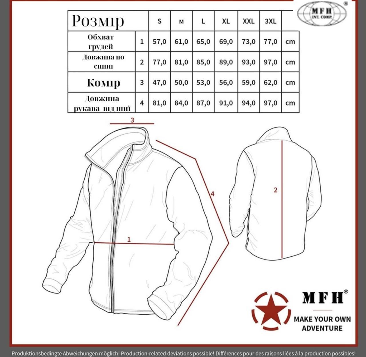 Куртка легка MFH SoftShell GEN III Level 5 Olive - Зображення 5