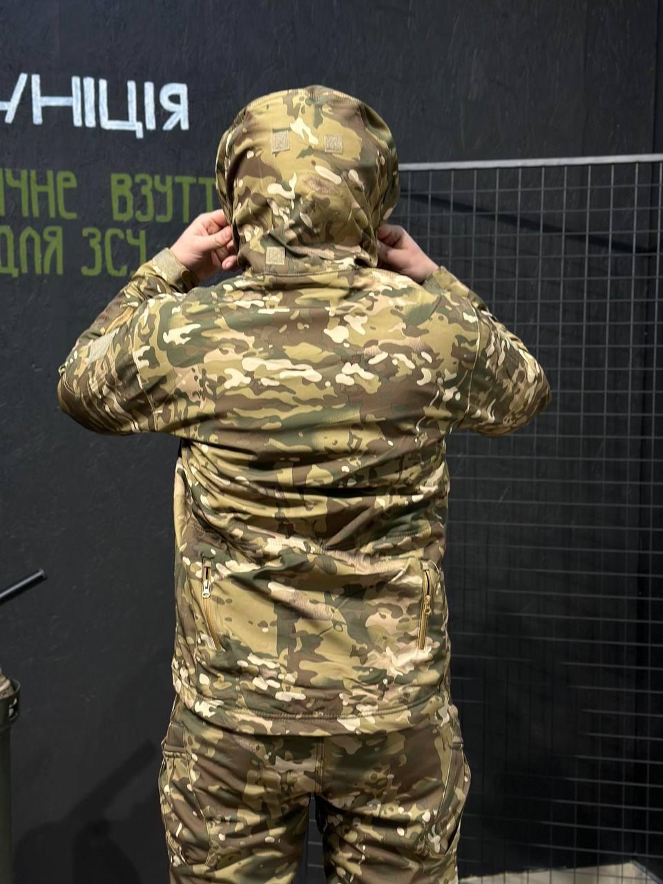 Комплект 4 в 1 Vanguard мультикам🇺🇸 Костюм Coyote Софт Шел + Термобілизна Esdy + Ботінки Esdy Автошнурівка +Убакс Esdy - Зображення 5
