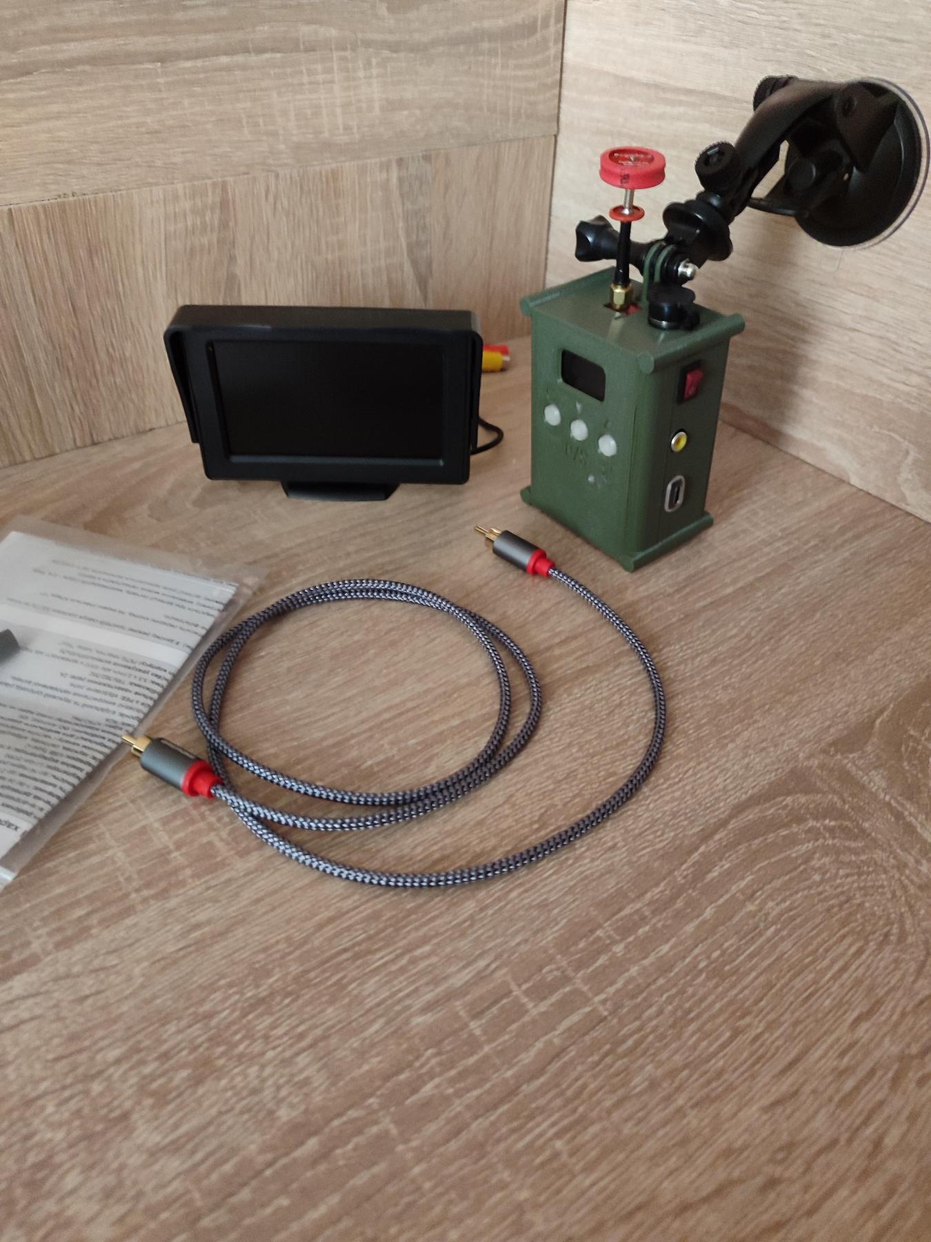 Детектор Сова 1 виявлення FPV-дронів на частоті 5.3ГГц - 5.9 ГГЦ, Bluetooth, інтеграція з РЕБ , +Монітор 4'3 дюйма для Виведення відео, + Кріплення на Лобове Скло - Зображення 10