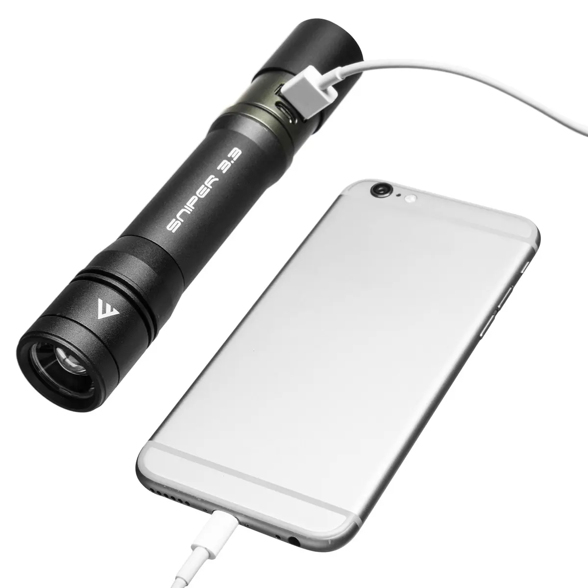 Ліхтар тактичний Mactronic Sniper 3.3 (1020 Lm) Focus Powerbank Recharg Type-C (THH0064) - Зображення 9