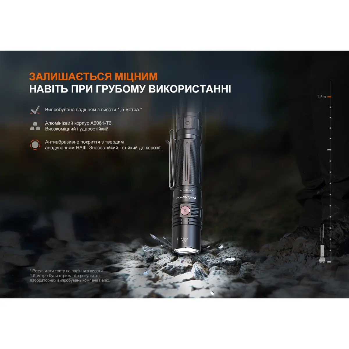 Ліхтар ручний Fenix PD36R V2.0 - Зображення 16
