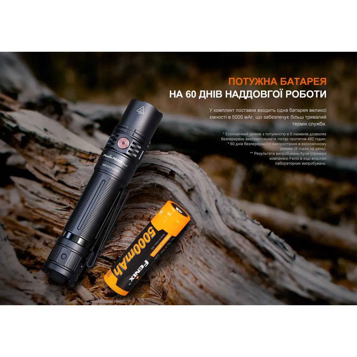 Ліхтар ручний Fenix PD36R V2.0 - Зображення 10