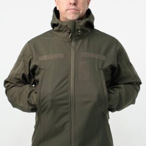 Військова куртка на флісі  Soft Shell Military олива