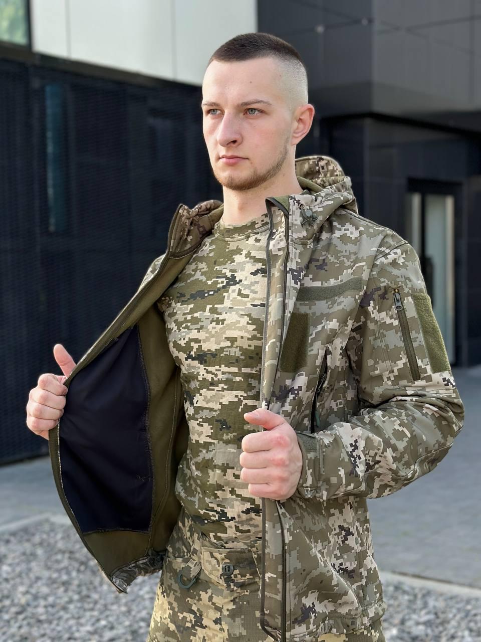 Куртка Софтшел піксель B&L - Зображення 16