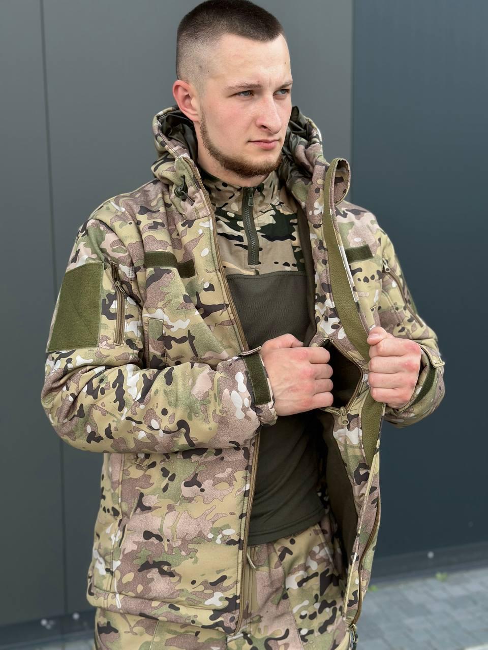 Куртка Софтшел мультикам Military - Зображення 7