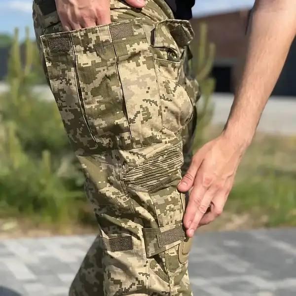 Костюм чоловічий комплект: штани G3 піксель із наколінниками і зимова куртка Dragon піксель ММ-14 Omni Heat - Зображення 6
