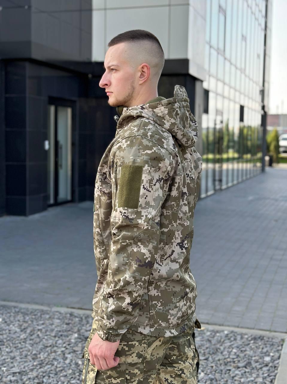 Куртка Софтшел піксель B&L - Зображення 4