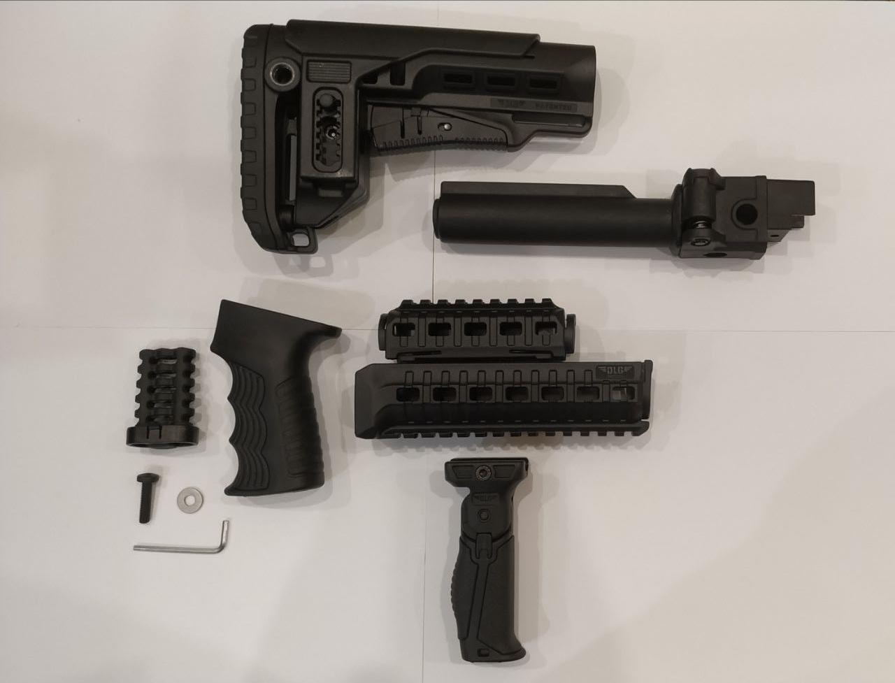 Обвіс від DLG Tactical для АК 47/ АК 74 ,АКМ Чорний - Зображення 6