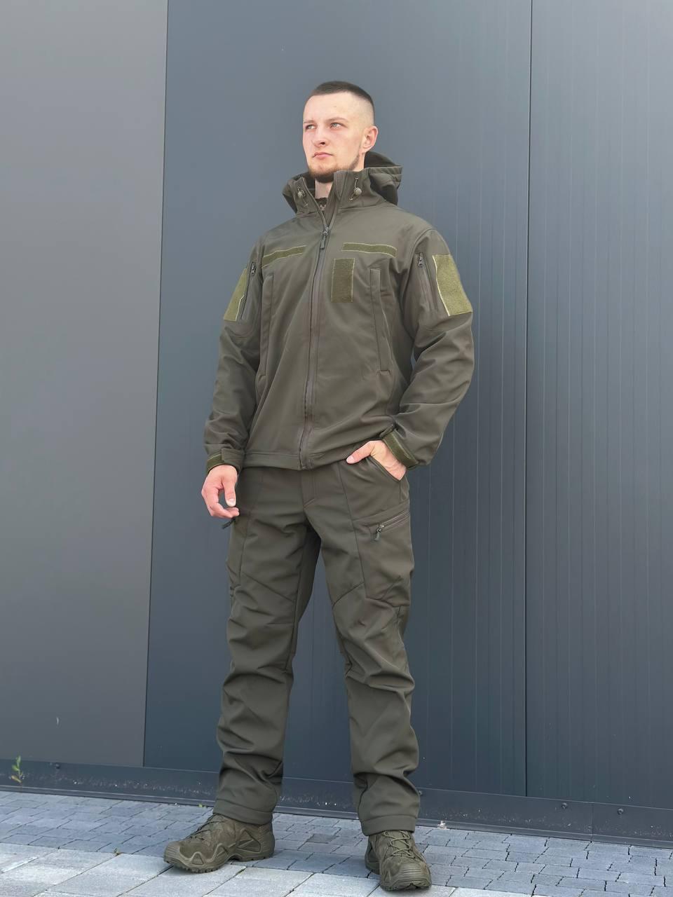 Куртка Софтшел олива Military - Зображення 5