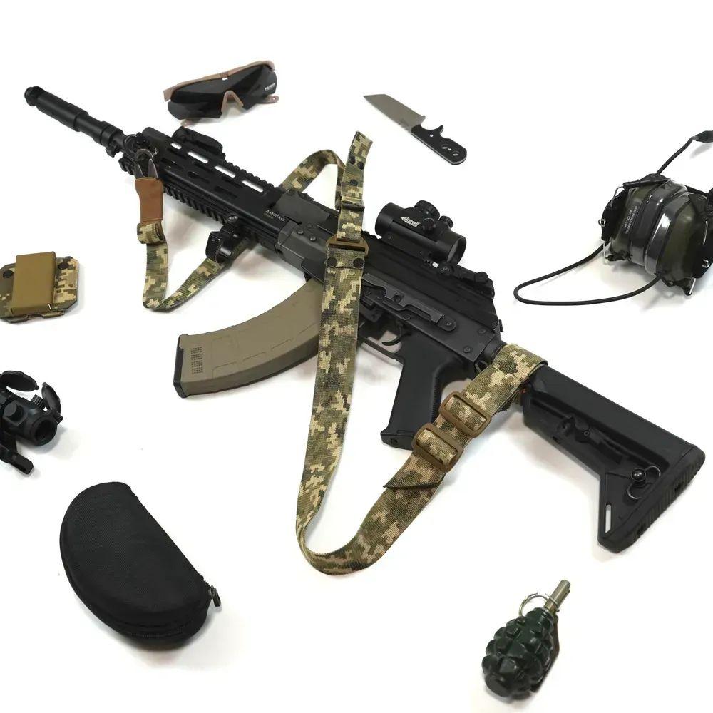 Ремінь одно/двоточковий GEN/2 для АК, AR карабіном H&K та за звуження прикладу Піксель