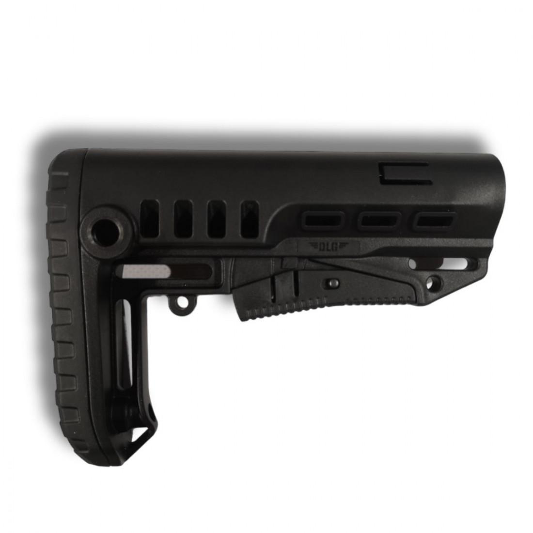 Приклад з складним адаптером DLG Tactical Mil-Spec для АК 74/ 47/АКМ чорний - Зображення 6