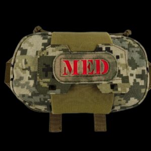 Підсумок медичний Горизонтальний. MED Cordura 1000D Піксель