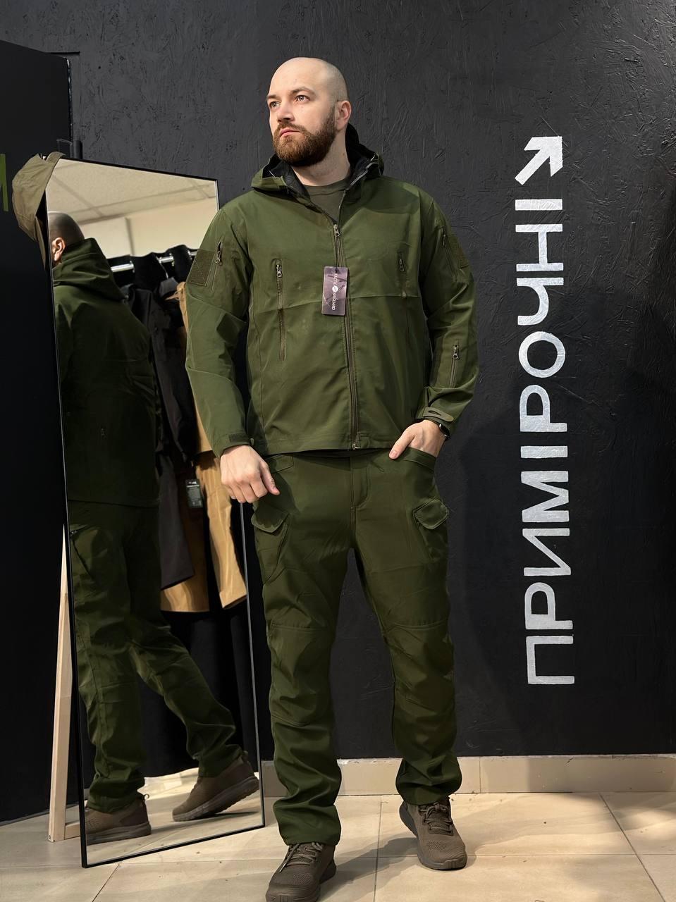 Полегшений Костюм Vanguard Олива SoftShell Без утеплення - Зображення 13