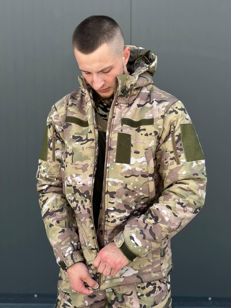 Куртка Софтшел мультикам Military - Зображення 4