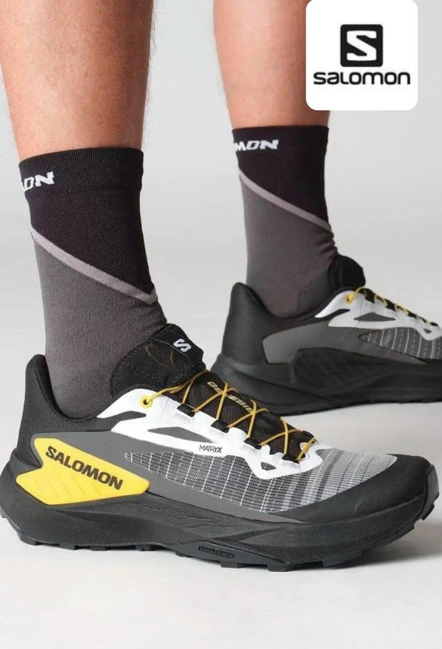 Кросівки Salomon GENESIS Black/White/Lemon - Зображення 4