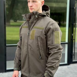 куртка Софтшел олива B&L