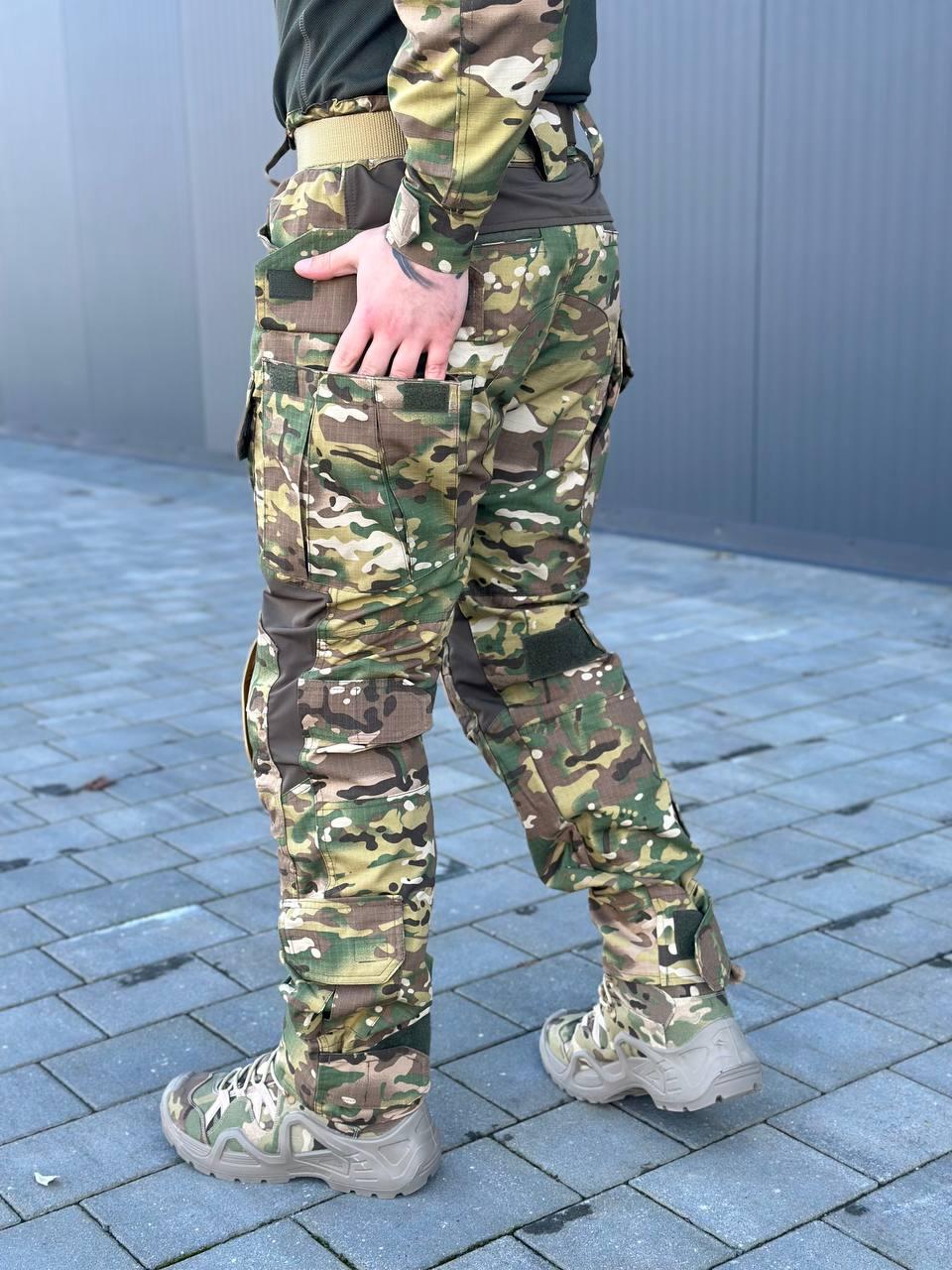 Тактичні Штани G3 з Наколінниками мультикам Military MTP - Зображення 7