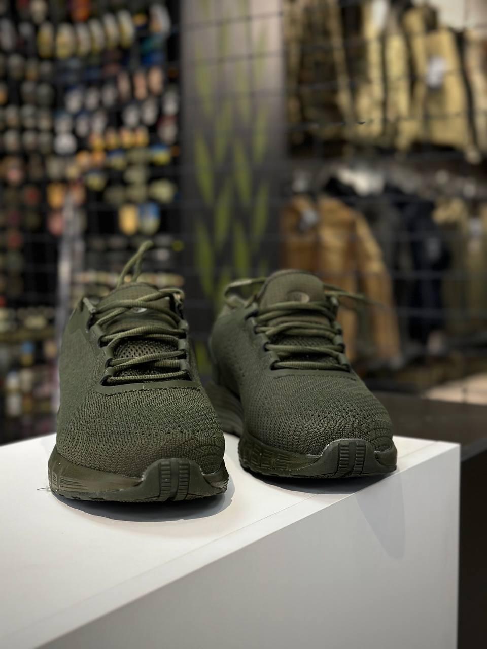 Кросівки літні з тризубом Olive - Зображення 3