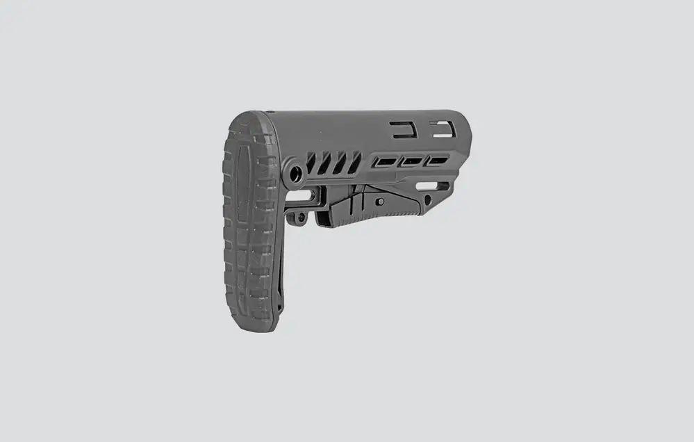 Приклад DLG Tactical TBS Compact Mil-Spec 180 мм чорний - Зображення 4