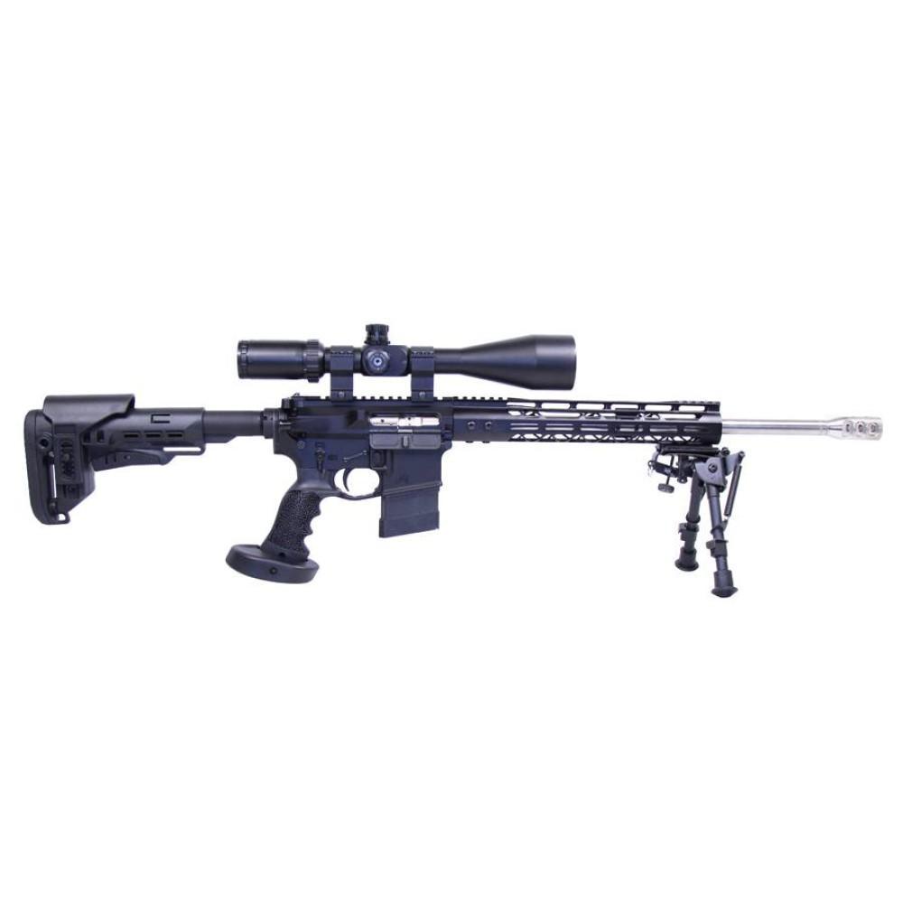 Приклад Compact M16/M4/AR15 DLG +Комплект буфера (розбірний приклад ) з регульованою підставкою для щоки Чорний - Зображення 6