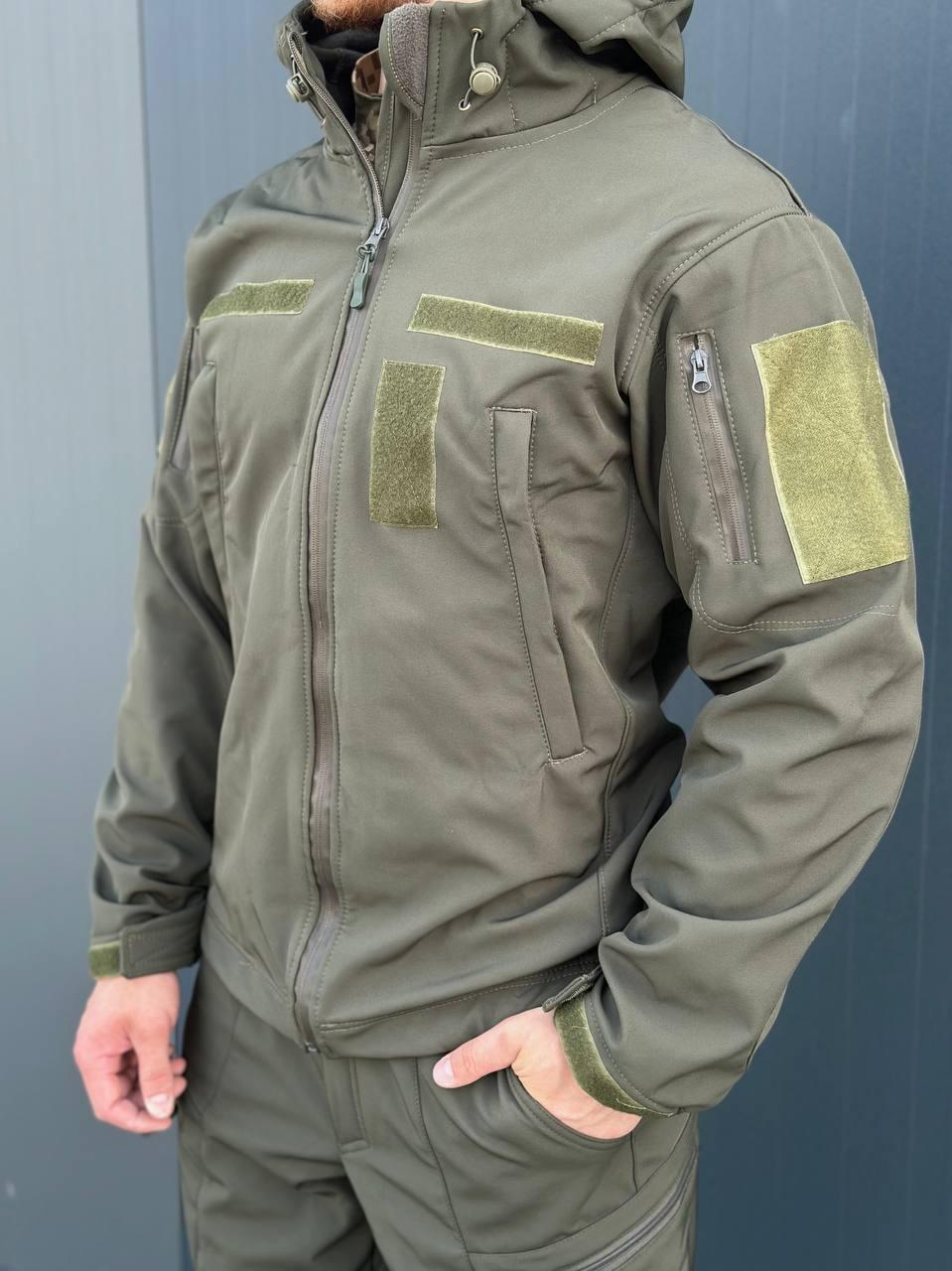 Куртка Софтшел олива Military - Зображення 11