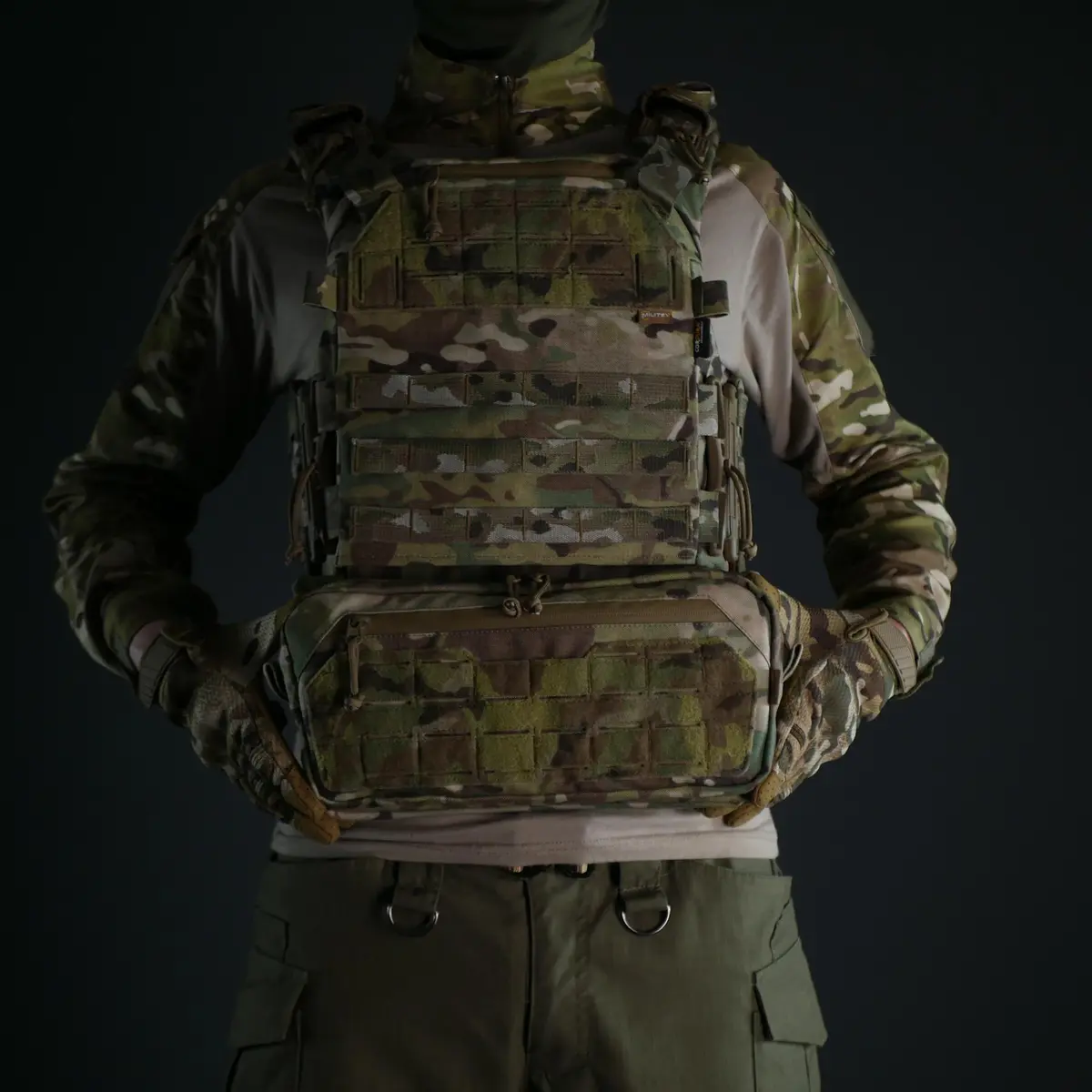 Підсумок для захисту живота Militex Cordura original USA Мультикам M з балістичним пакетом Militex (2 клас захисту) - Зображення 6