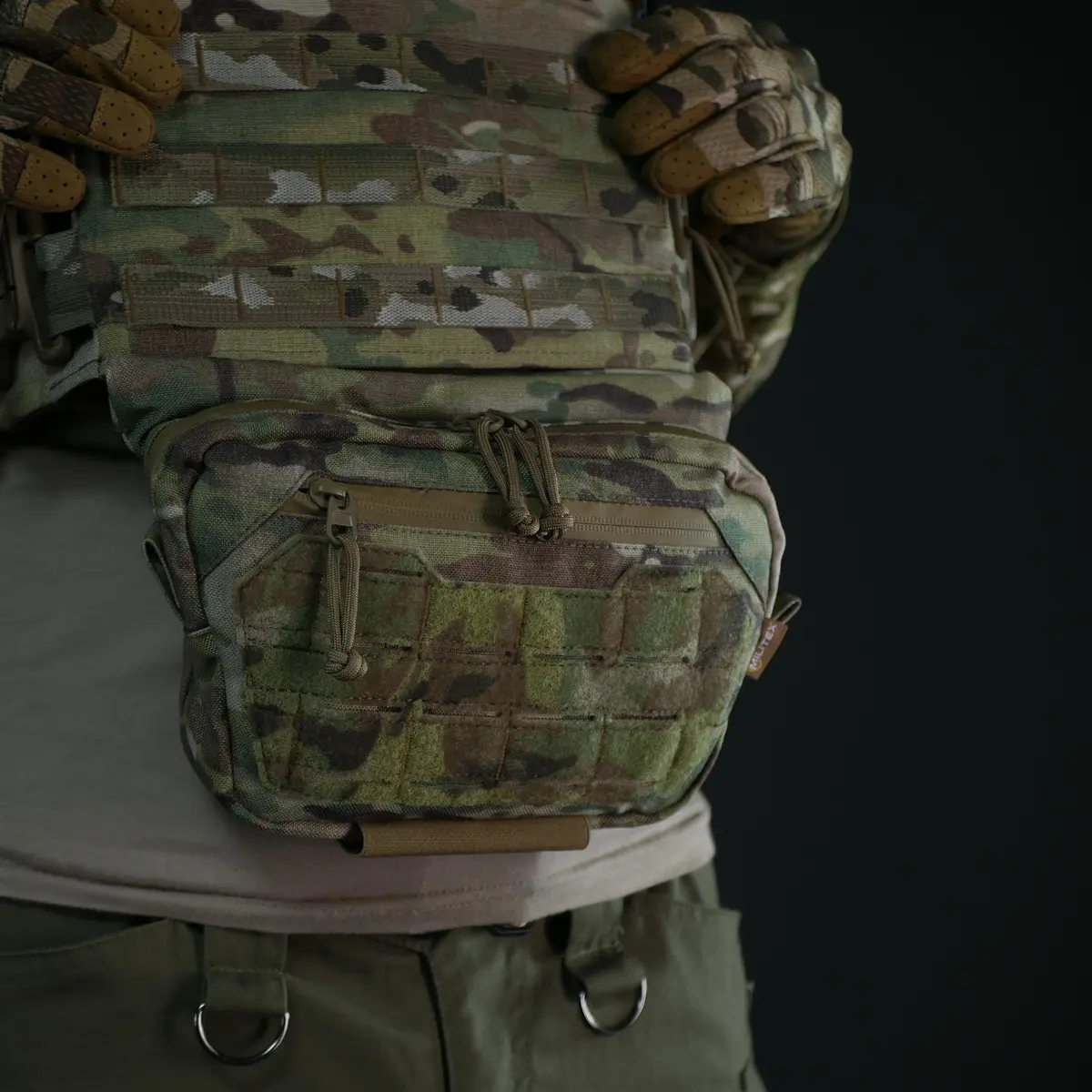 Cумка для захисту паху з балістичним пакетом 2 клас захисту Militex Cordura original USA Multicam M - Зображення 6