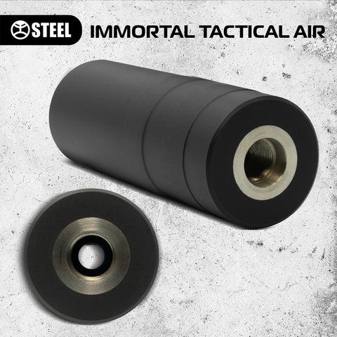 Глушник газорозвантажений нержавіючої сталі TACTICAL IMMORTAL AIR 7.62(.308 Win) карабіни Savage MSR 10, J різьба на вибір : 5/8″-24 UNEF; M14x1.0; M15x1.0; M18x1.0;P - Зображення 3