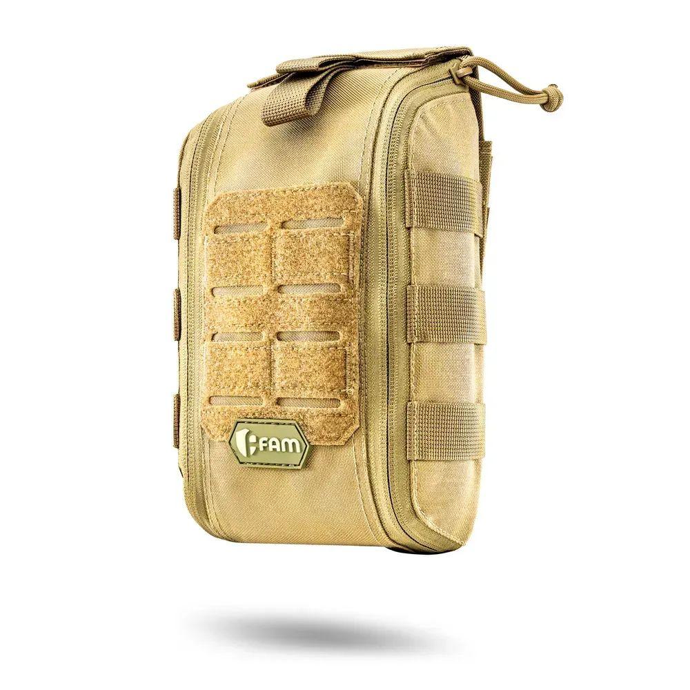 Аптечка швидкого скидання 18×12×6 см Cordura 1000d з IRR пропиткою колір Койот