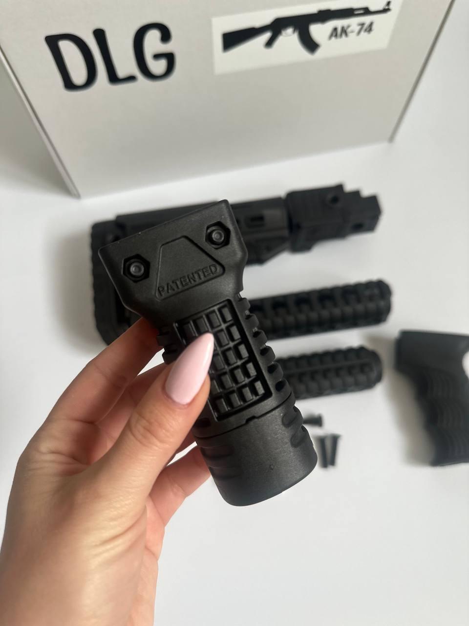 Обвіс від DLG Tactical для АК 47/ АК 74 ,АКМ Чорний - Зображення 4