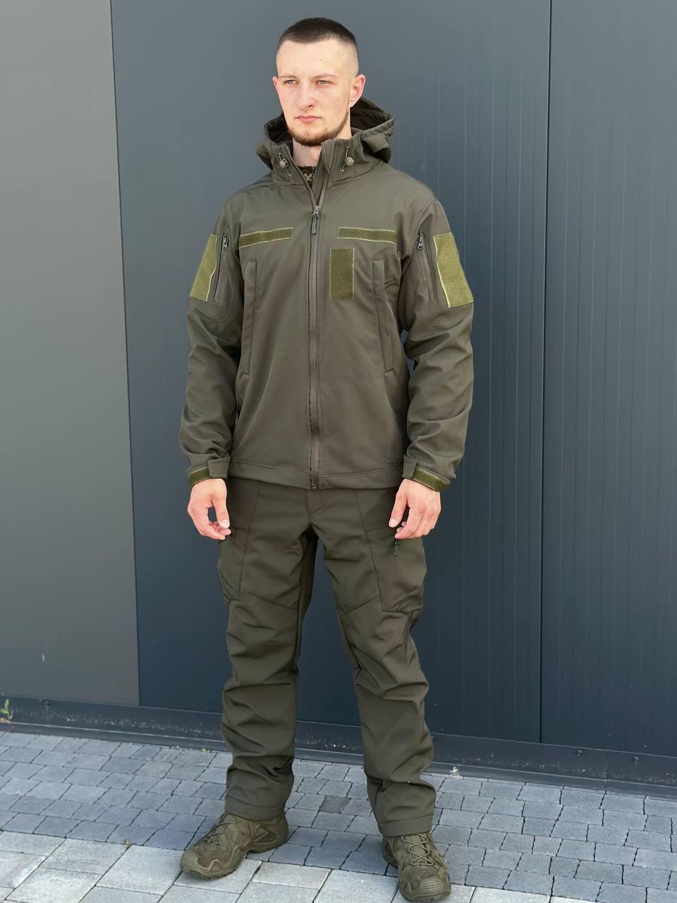 Куртка Софтшел олива Military - Зображення 8