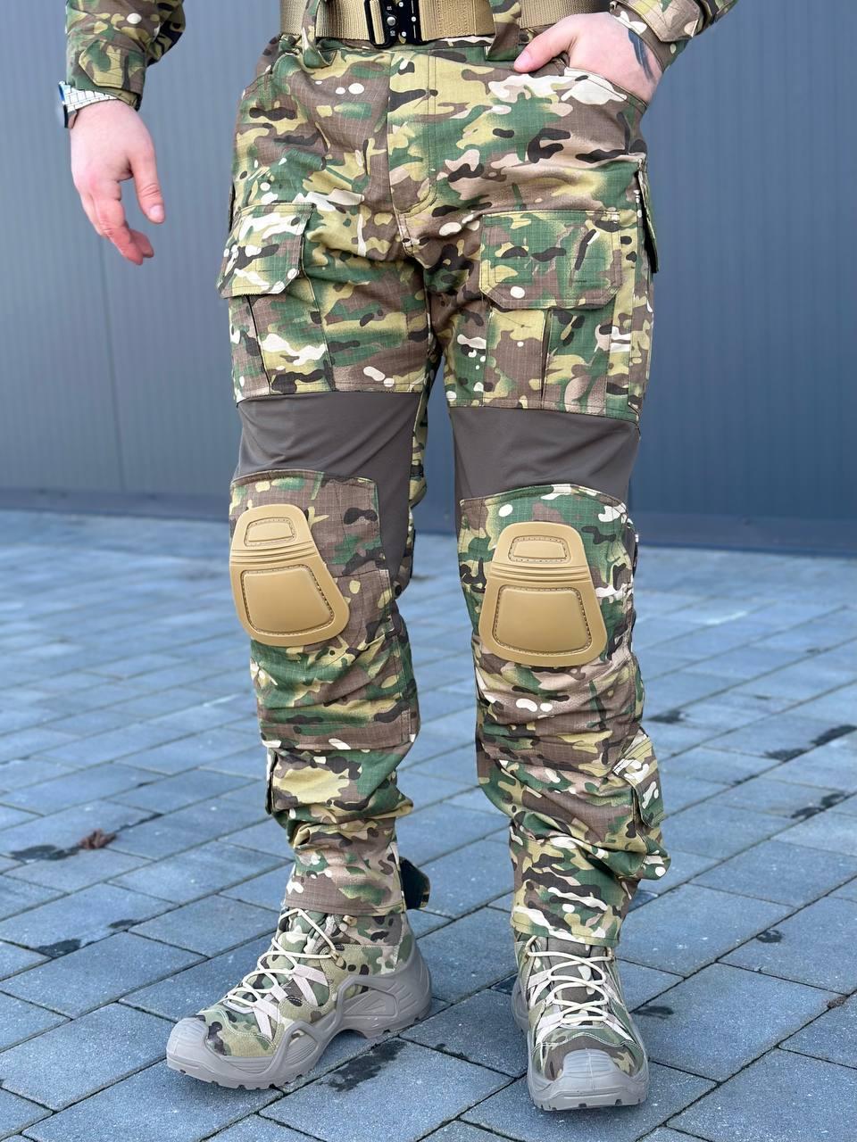 Тактичні Штани G3 з Наколінниками мультикам Military MTP - Зображення 10