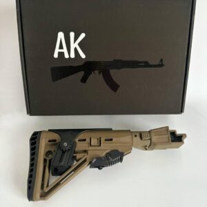 Складний телескопічний приклад з амортизатором для  АК-47, АК-74 ,АКМ ,Койот