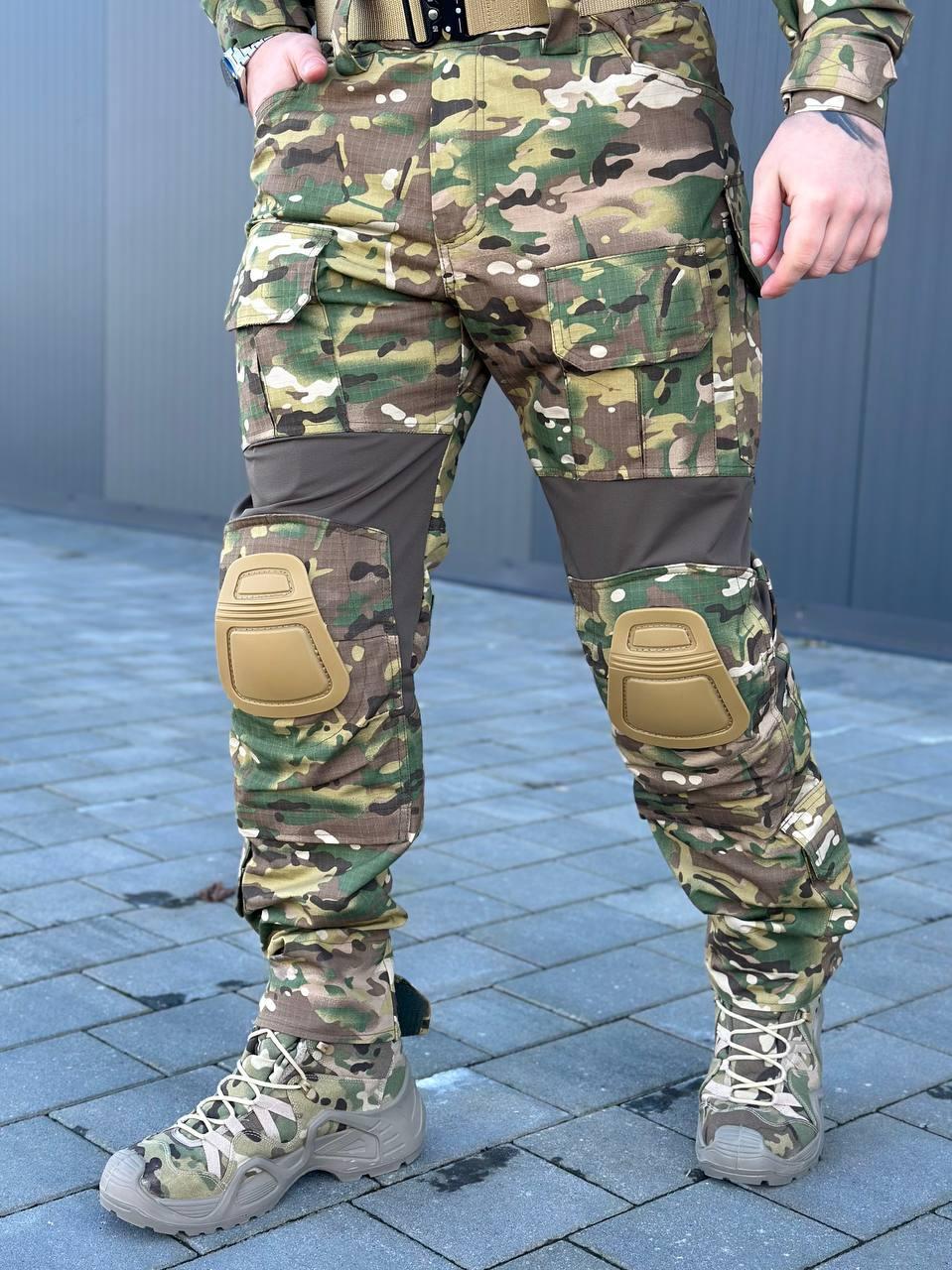 Тактичні Штани G3 з Наколінниками мультикам Military MTP - Зображення 3