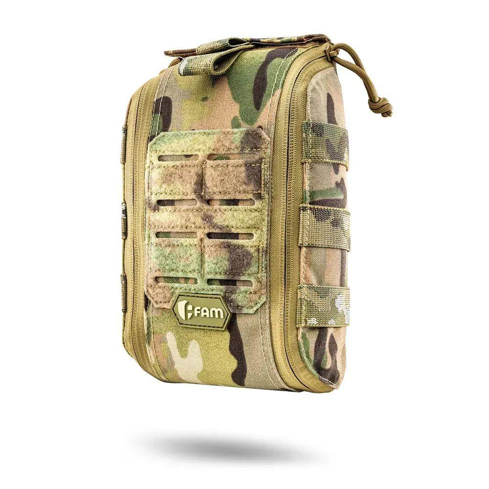 Аптечка швидкого скидання 18×12×6 см Cordura 1000d з IRR пропиткою колір Мультикам