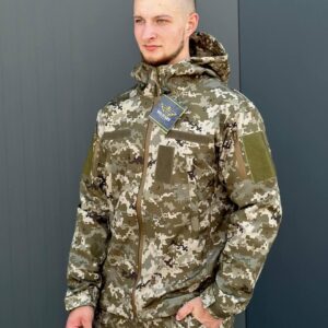 Куртка Софтшел піксель Military