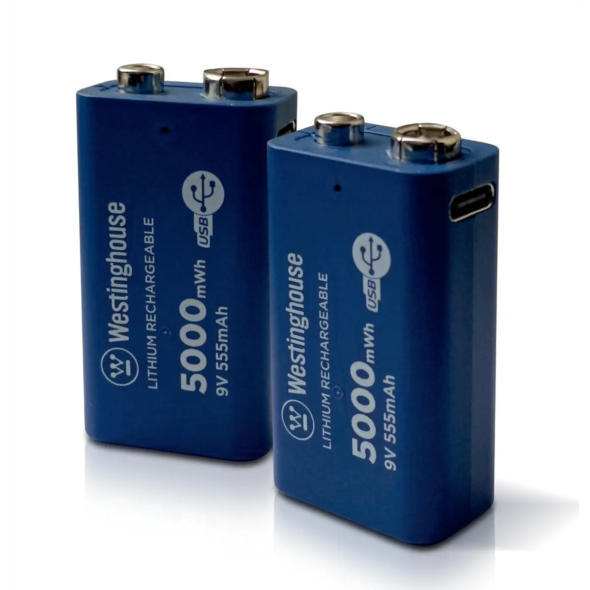 Акумулятор літій-іонний Westinghouse Крона 9V Type-C, 555mAh, 1шт. (112031)