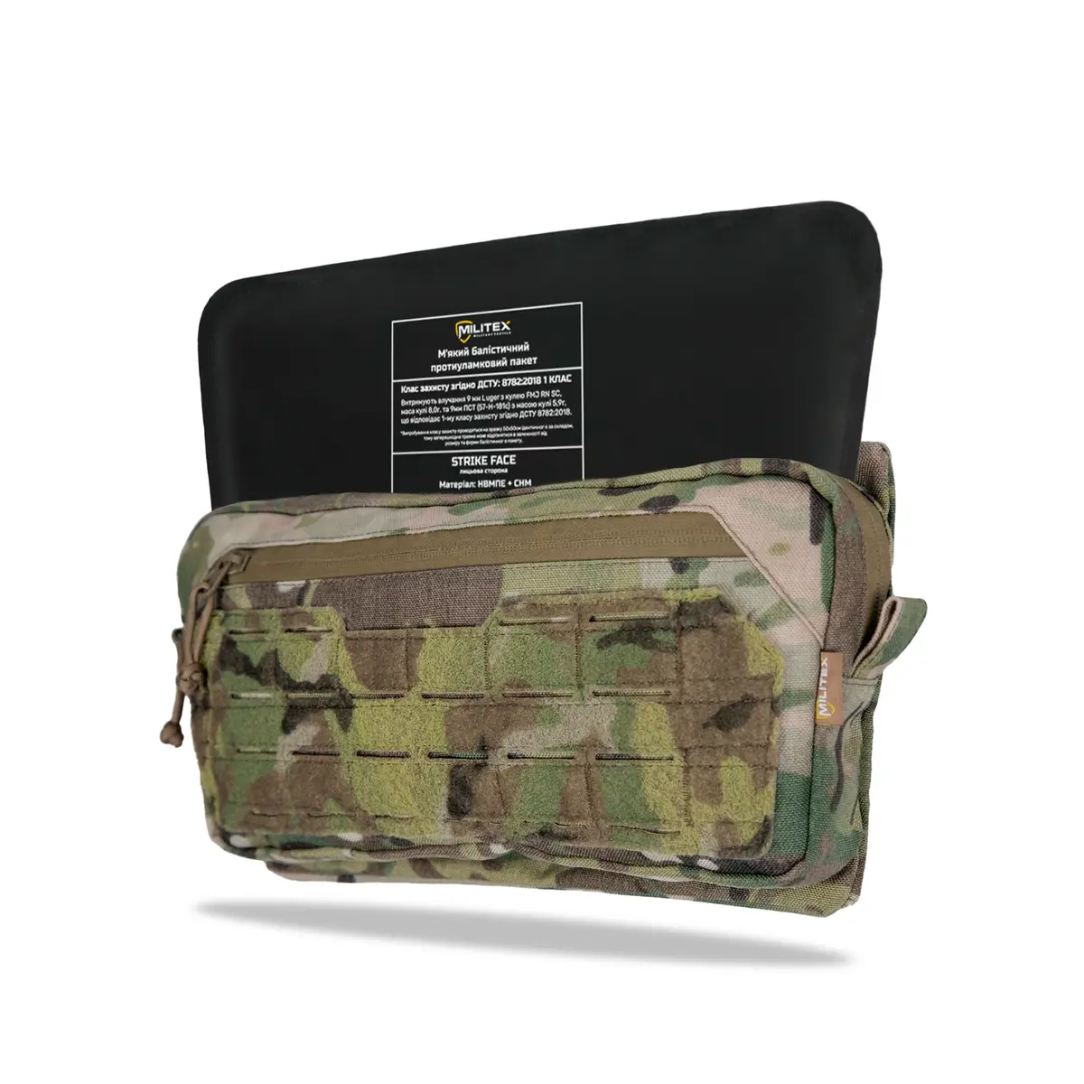 Підсумок для захисту живота Militex Cordura original USA Мультикам M з балістичним пакетом Militex (1 клас захисту)