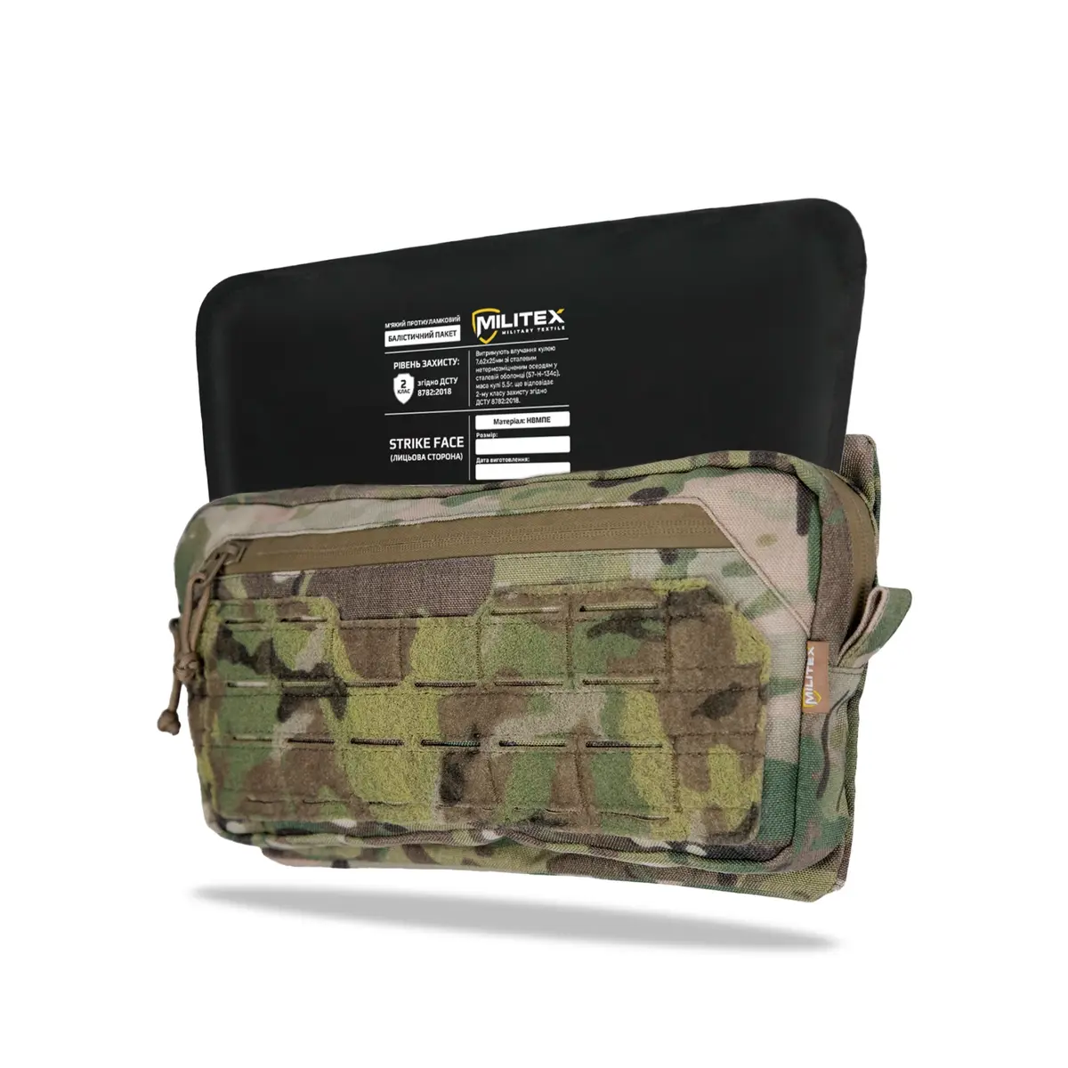 Підсумок для захисту живота Militex Cordura original USA Мультикам M з балістичним пакетом Militex (2 клас захисту)