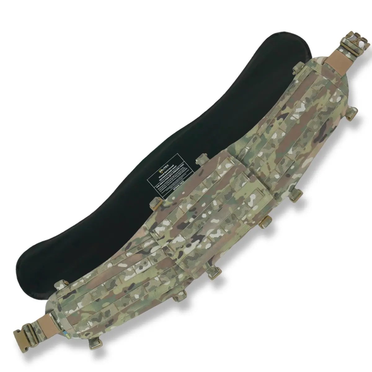 Пояс РПС Kiborg R-3 GEN.2 (S) Multicam з балістичним пакетом 1 клас захисту Militex