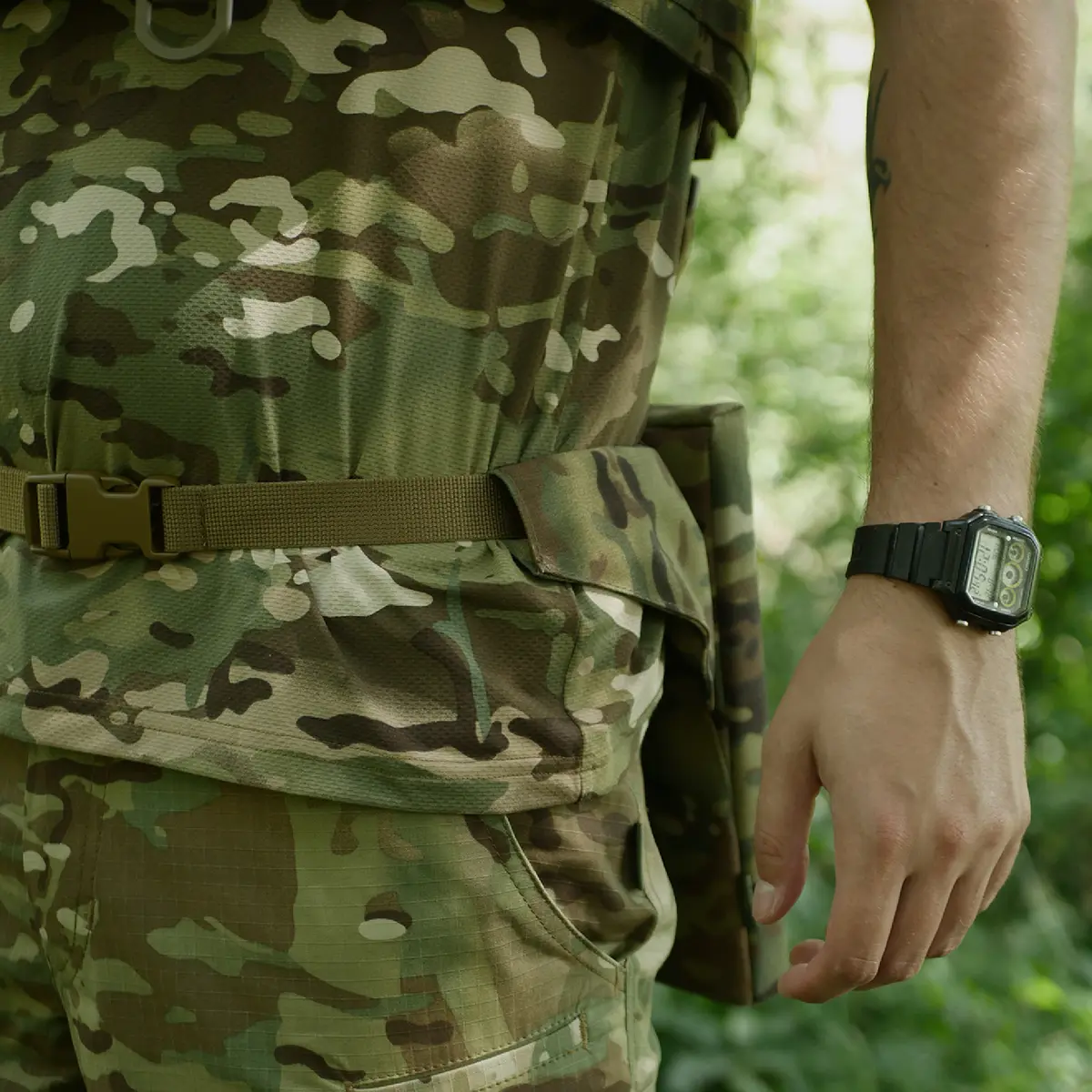 Каремат-сидушка Kiborg з балістичним пакетом 2 клас захисту Militex 20mm Cordura Multicam - Зображення 9