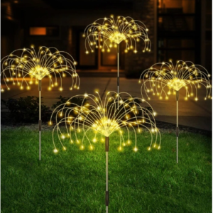 Садовый светодиодный светильник на солнечной батарее «Фейерверк», 150 LED, IP65, 2 шт