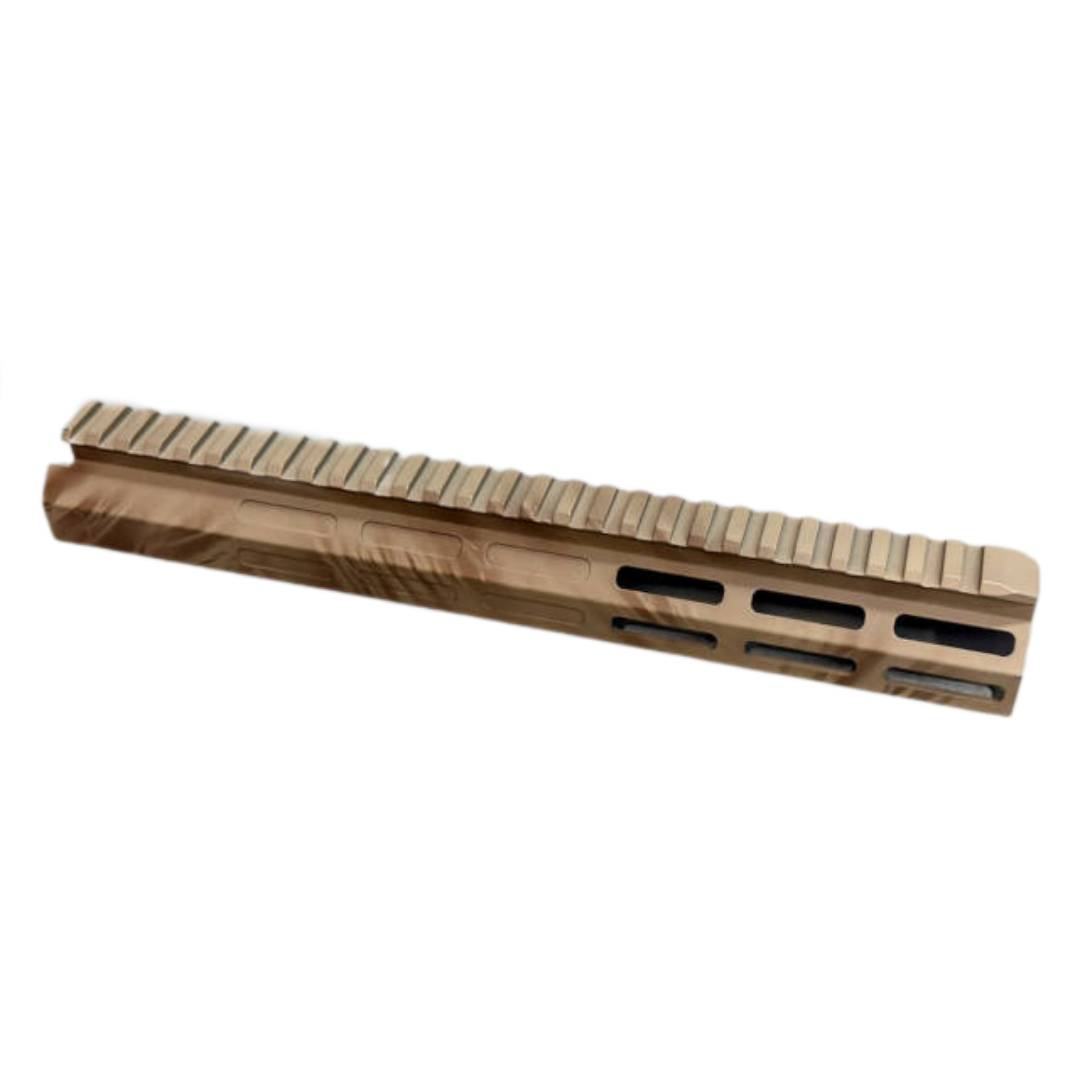 Цівка для AR15 довжина 30 см кріплення M-Lok та верхньою планкою Пікатінні, Камуфляжний Койот