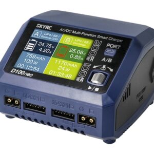 Зарядний пристрій дуо SkyRC D100neo 100W/200W з/БЖ універсальний (SK-100199)