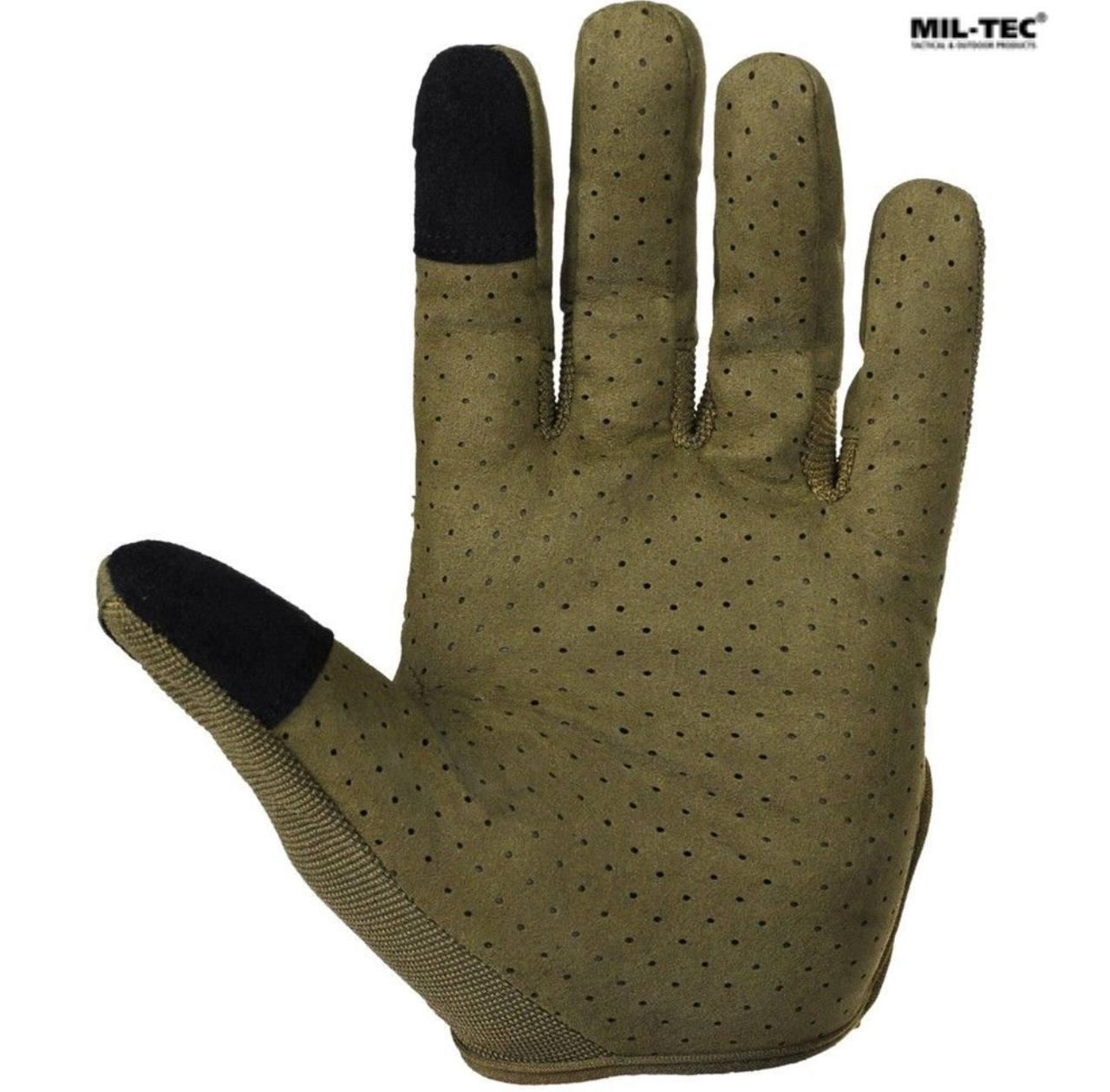 Рукавиці сенсорні Combat Touch Оливкові - Зображення 9